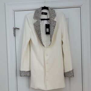 Fashion Nova Emma Embellished Blazer Dress